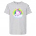 Футболка детская Единорог 0043 (Unicorn) серая (UNN gry 0043)104 см
