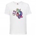 Футболка Единорог 003 (Unicorn) белая (EDNG wh 003) 140 см