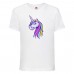 Футболка Единорог 007 (Unicorn) белая (EDNG wh 007) 140 см