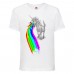 Футболка Единорог 0012 (Unicorn) белая (EDNG wh 0012) 140 см