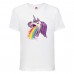 Футболка Единорог 0014 (Unicorn) белая (EDNG wh 0014) 140 см