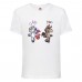 Футболка Единорог 0040 (Unicorn) белая (EDNG wh 0040) 140 см
