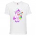 Футболка Единорог 0042 (Unicorn) белая (EDNG wh 0042) 140 см