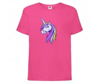 Футболка Единорог 007 (Unicorn) розовая (EDNG pnc 007) 140 см