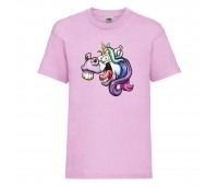 Футболка Единорог 003 (Unicorn) светлорозовая (EDNG lpnc 003) 140 см