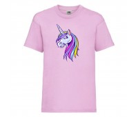 Футболка Единорог 007 (Unicorn) светлорозовая (EDNG lpnc 007) 140 см