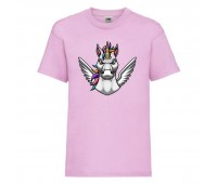 Футболка Единорог 0039 (Unicorn) светлорозовая (EDNG lpnc 0039) 140 см