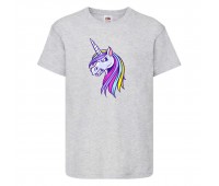 Футболка Единорог 007 (Unicorn) серая (EDNG gry 007) 140 см