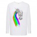 Лонгслив реглан Единорог 0012 (Unicorn) белый (EDN wh 0012) 140 см