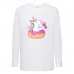 Лонгслив реглан Единорог 0018 (Unicorn) белый (EDN wh 0018) 104 см