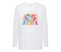 Лонгслив реглан Единорог 0033 (Unicorn) белый (EDN wh 0033) 104 см