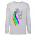 Лонгслив реглан Единорог 0012 (Unicorn) серый (EDN gry 0012) 140 см