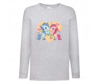 Лонгслив реглан Единорог 0033 (Unicorn) серый (EDN gry 0033) 104 см