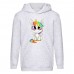 Худи детская Единорог 0019 (Unicorn) серая (EDN gry 0019) 116 см