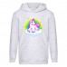 Худи детская Единорог 0043 (Unicorn) серая (EDN gry 0043) 140 см