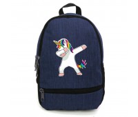 Рюкзак детский Единорог 002 ( Unicorn ) Cappuccino Toys EDN-002 blue синий