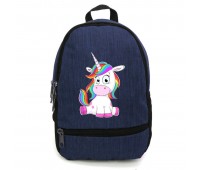 Рюкзак детский Единорог 006 ( Unicorn ) Cappuccino Toys EDN-006 blue синий