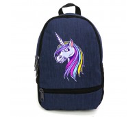 Рюкзак детский Единорог 007 ( Unicorn ) Cappuccino Toys EDN-007 blue синий