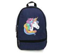 Рюкзак детский Единорог 0011 ( Unicorn ) Cappuccino Toys EDN-0011 blue синий