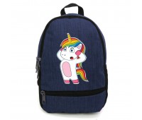 Рюкзак детский Единорог 0016 ( Unicorn ) Cappuccino Toys EDN-0016 blue синий