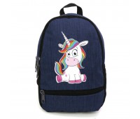 Рюкзак детский Единорог 0022 ( Unicorn ) Cappuccino Toys EDN-0022 blue синий