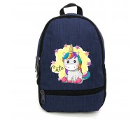 Рюкзак детский Единорог 0030 ( Unicorn ) Cappuccino Toys EDN-0030 blue синий