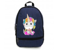 Рюкзак детский Единорог 0033 ( Unicorn ) Cappuccino Toys EDN-0033 blue синий