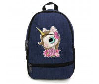 Рюкзак детский Единорог 0041 ( Unicorn ) Cappuccino Toys EDN-0041 blue синий