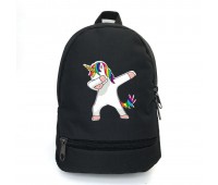 Рюкзак детский Единорог 002 ( Unicorn ) Cappuccino Toys EDN-002 black черный