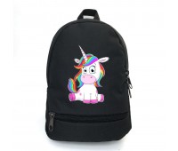 Рюкзак детский Единорог 006 ( Unicorn ) Cappuccino Toys EDN-006 black черный