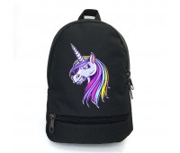 Рюкзак детский Единорог 007 ( Unicorn ) Cappuccino Toys EDN-007 black черный