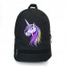 Рюкзак детский Единорог 007 ( Unicorn ) Cappuccino Toys EDN-007 black черный
