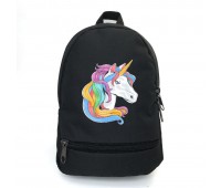 Рюкзак детский Единорог 0011 ( Unicorn ) Cappuccino Toys EDN-0011 black черный