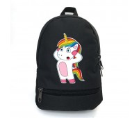 Рюкзак детский Единорог 0016 ( Unicorn ) Cappuccino Toys EDN-0016 black черный