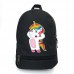Рюкзак детский Единорог 0016 ( Unicorn ) Cappuccino Toys EDN-0016 black черный