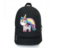 Рюкзак детский Единорог 0017 ( Unicorn ) Cappuccino Toys EDN-0017 black черный