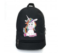 Рюкзак детский Единорог 0022 ( Unicorn ) Cappuccino Toys EDN-0022 black черный