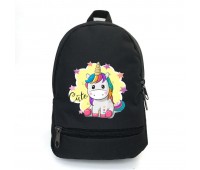 Рюкзак детский Единорог 0030 ( Unicorn ) Cappuccino Toys EDN-0030 black черный