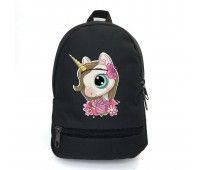 Рюкзак детский Единорог 0041 ( Unicorn ) Cappuccino Toys EDN-0041 black черный