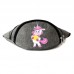 Сумка Бананка Единорог 0021 (Unicorn) на пояс Cappuccino EDN 0021 grey серый