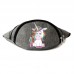 Сумка Бананка Единорог 0022 (Unicorn) на пояс Cappuccino EDN 0022 grey серый
