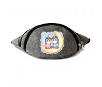 Сумка Бананка Единорог 0025 (Unicorn) на пояс Cappuccino EDN 0025 grey серый Сумка Бананка Единорог 0025 (Unicorn) на пояс Cappuccino EDN 0025 grey серый
