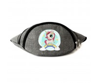 Сумка Бананка Единорог 0026 (Unicorn) на пояс Cappuccino EDN 0026 grey серый Сумка Бананка Единорог 0026 (Unicorn) на пояс Cappuccino EDN 0026 grey серый