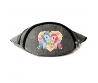 Сумка Бананка Единорог 0032 (Unicorn) на пояс Cappuccino EDN 0032 grey серый Сумка Бананка Единорог 0032 (Unicorn) на пояс Cappuccino EDN 0032 grey серый