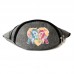Сумка Бананка Единорог 0032 (Unicorn) на пояс Cappuccino EDN 0032 grey серый