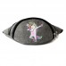 Сумка Бананка Единорог 0035 (Unicorn) на пояс Cappuccino EDN 0035 grey серый