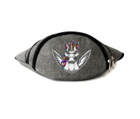 Сумка Бананка Единорог 0039 (Unicorn) на пояс Cappuccino EDN 0039 grey серый Сумка Бананка Единорог 0039 (Unicorn) на пояс Cappuccino EDN 0039 grey серый