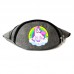 Сумка Бананка Единорог 0043 (Unicorn) на пояс Cappuccino EDN 0043 grey серый