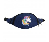Сумка Бананка Единорог 0011 (Unicorn) на пояс Cappuccino EDN 0011 blue синий Сумка Бананка Единорог 0011 (Unicorn) на пояс Cappuccino EDN 0011 blue синий