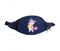 Сумка Бананка Единорог 0021 (Unicorn) на пояс Cappuccino EDN 0021 blue синий Сумка Бананка Единорог 0021 (Unicorn) на пояс Cappuccino EDN 0021 blue синий